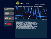 Tablet Screenshot of fouraudio.com